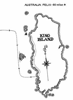 Map of King Island